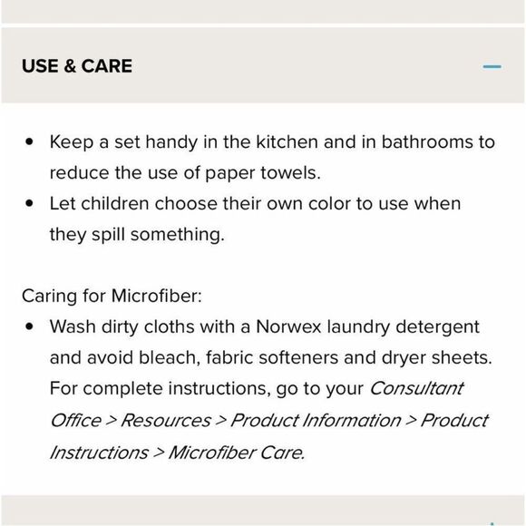 Norwex Counter Cloths Light Blue Set of 3 NWT - Picture 7 of 10